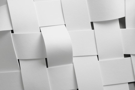 Close-up of intertwined white elements for abstract backgroundの写真素材