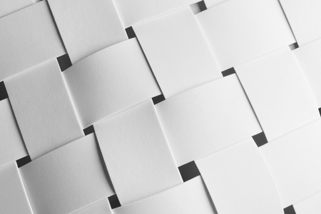 Close-up of intertwined white elements for abstract backgroundの写真素材