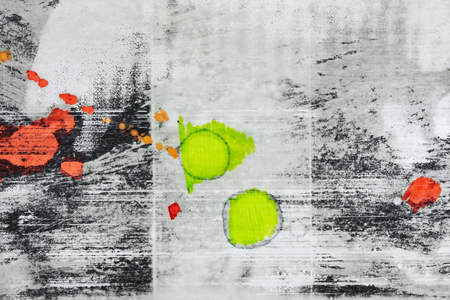 Abstract background, old battered and stained paper, halftones texturesの写真素材
