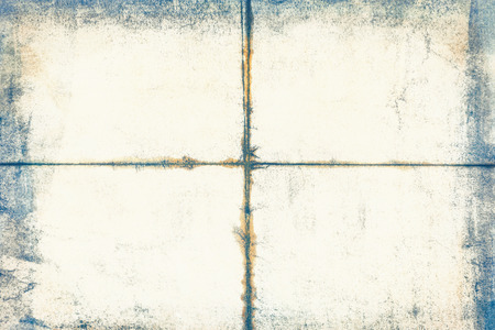 Sheet of old paper folded in four, texture backgroundの写真素材