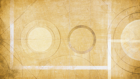 Background texture of aged paper with design lines, close-upの写真素材