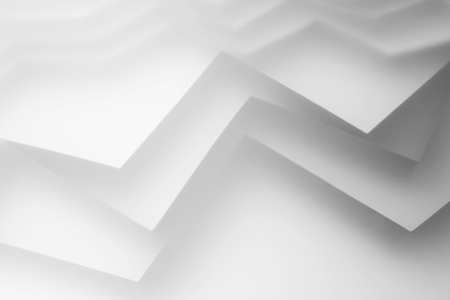 Composition with geometric elements for white abstract backgroundの写真素材