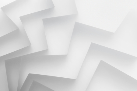 Composition with geometric elements for white abstract backgroundの写真素材