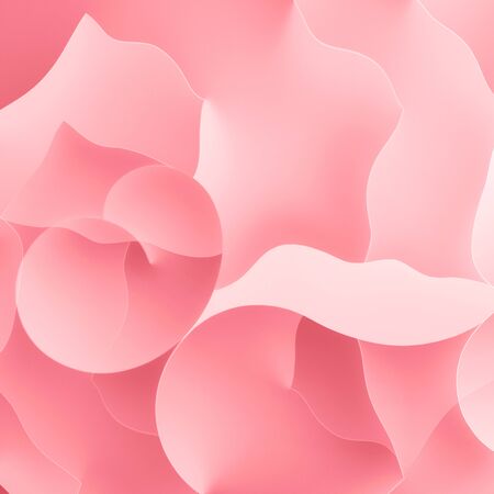 Composition with pink elements for abstract backgroundの写真素材