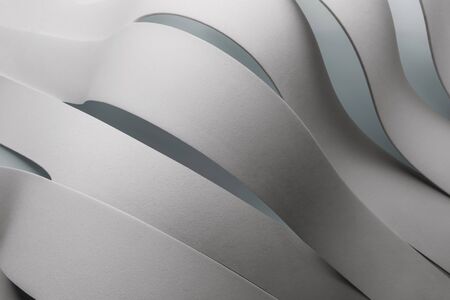 Geometric composition with wavy elements, abstract background