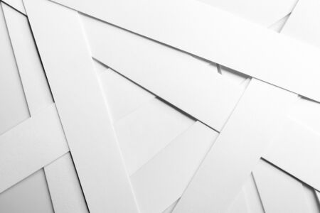 Intersected white lines, abstract backgroundの写真素材