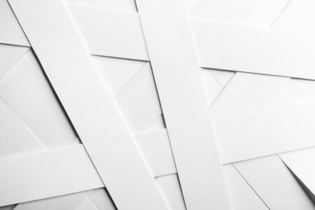 Intersected white lines, abstract backgroundの写真素材