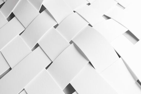 Intersected white lines, abstract backgroundの写真素材