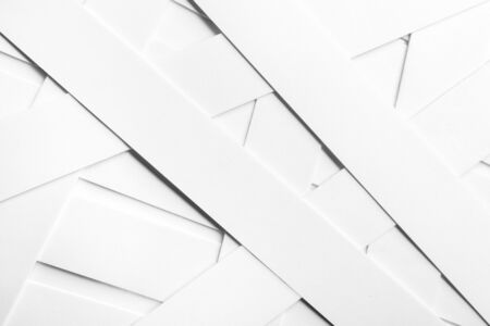 Close-up of white lines; abstract backgroundの写真素材