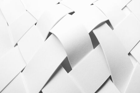 Intersected white lines, abstract backgroundの写真素材