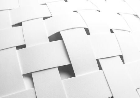 Intersected white lines, abstract backgroundの写真素材