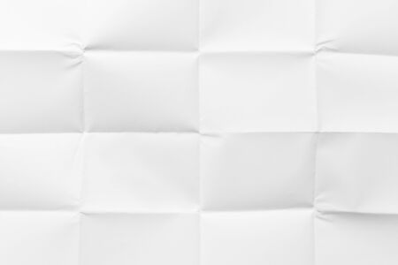 New blank paper folded in sixteen, texture backgroundの写真素材