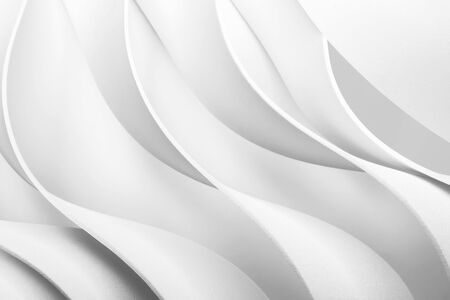 Structure made from white elements, abstract backgroundの写真素材