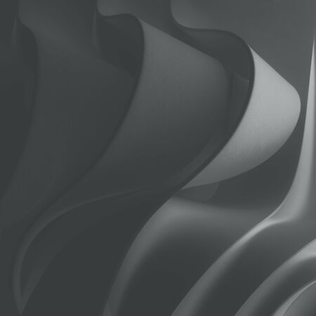 Structure made from wavy elements, abstract background