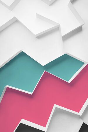 Abstract pattern made of paper, irregular shapes.の写真素材