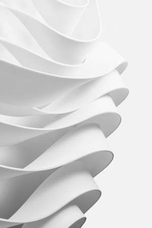 Structure made from white elements, abstract backgroundの写真素材