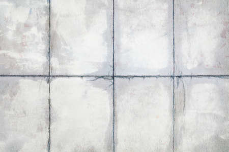 Close-up of old paper folded in eight, texture backgroundの写真素材