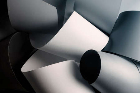 Creative image made of paper, concept architecturalの写真素材