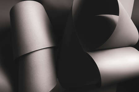 Creative image made of paper, concept architectural