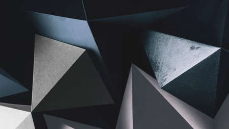 Abstract, paper folded in geometric shapesの写真素材