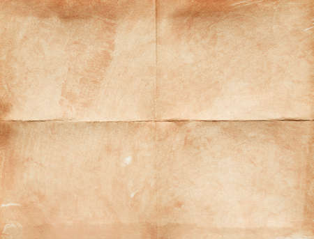 Close-up of old paper sheet aged, texture backgroundの写真素材