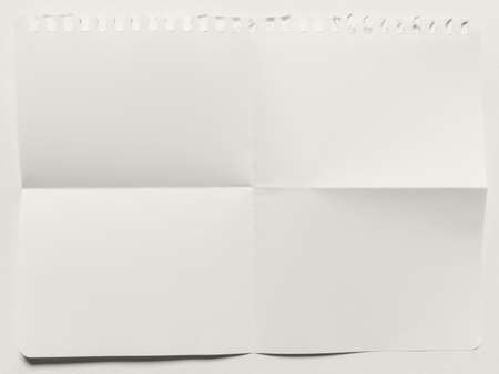 Paper folded in four, texture backgroundの写真素材