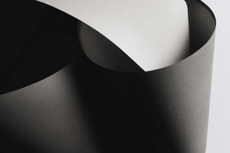 Elements close-up, detail of wavy shape, abstractの写真素材