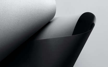 Elements close-up, detail of wavy shape, abstractの写真素材