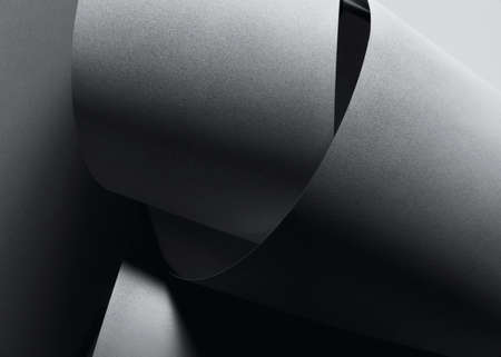 Elements close-up, detail of wavy shape, abstract