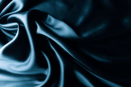 Elegant satin silk wavy, abstract backgroundの写真素材