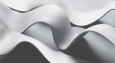 Wavy shapes abstract backgroundの写真素材