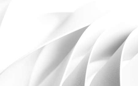 Wavy shapes background, abstract 3d illustrationの写真素材