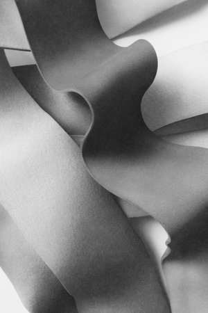Wavy elements abstract texture background, 3d illustrationの写真素材