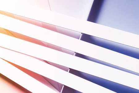 Colorful abstract with lines, scattered background, 3d illustrationの写真素材