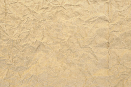 Close-up of crumpled paper, texture backgroundの写真素材