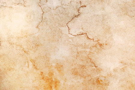 Close-up of stained wrapping paper, studio shootの写真素材