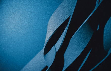 Fluid shapes in motion; abstract background; 3d illustration