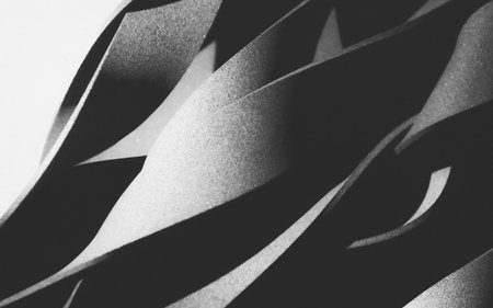 Fluid shapes in motion; abstract background; 3d illustrationの写真素材