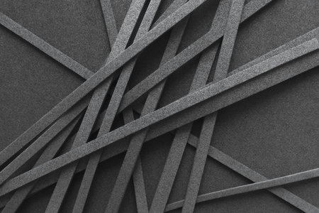 Abstract with rough lines, texture background, 3d illustration