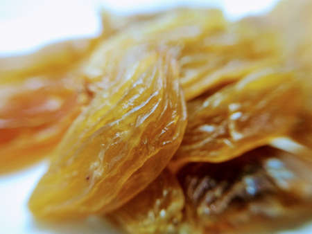 Extreme close up on dry grapesの写真素材