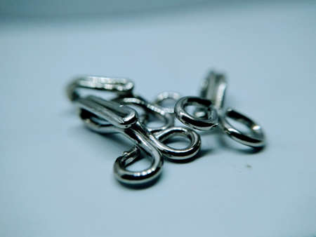Hooks isolated on white background