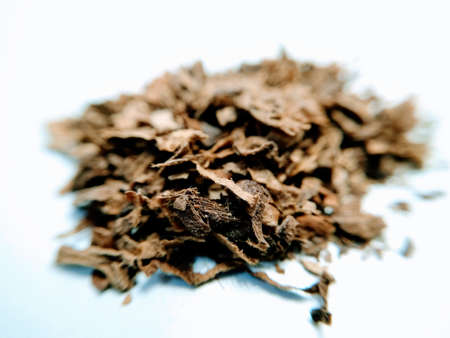Tobacco isolated on white background