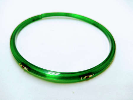 A picture of green Bengal isolated on a white background