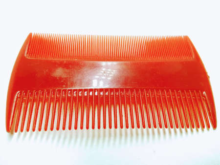 A picture of hair comb on a white backgroundの写真素材