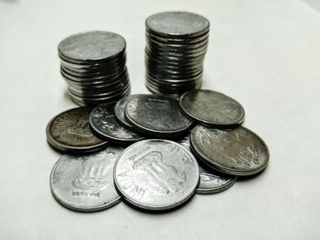 A picture of coins