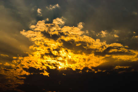 A picture of sunset