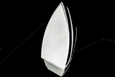 A picture of clothes iron pressの写真素材
