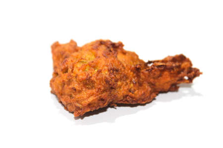 Pakora or pakoda, a traditional and popular Indian vegetarian snackの写真素材