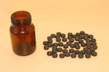 A picture of medicine with selective focusの写真素材