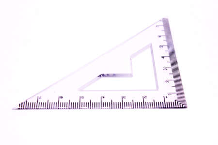 Protecter maths isolated on white background with selective focus